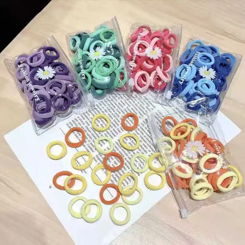Kids Hair Tie Ring Rubber Band 3cm Loop Headband - Image 8