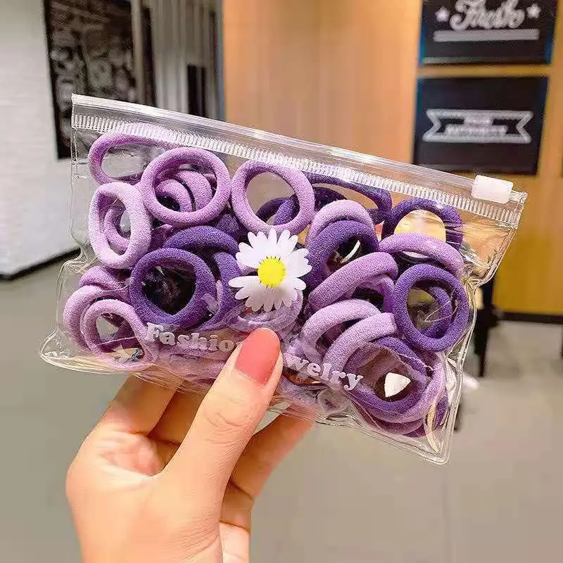 Kids Hair Tie Ring Rubber Band 3cm Loop Headband - Image 5