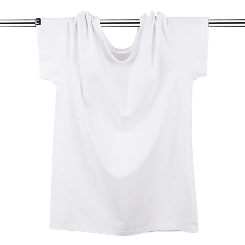 Men Summer Base Cotton Crewneck T-Shirt Pink - Image 10