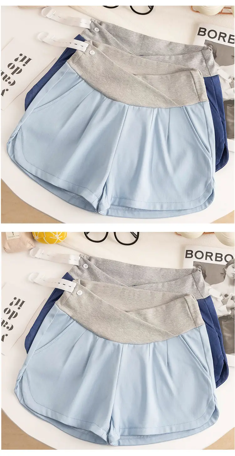 Maternity Pants 2025 Summer Grey Wide Leg Plus Size — feature 10