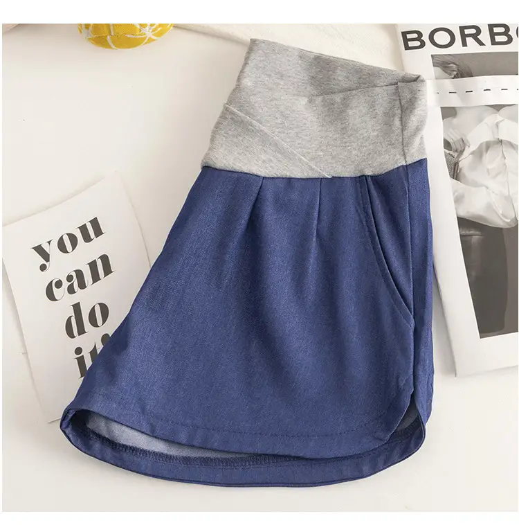 Maternity Pants 2025 Summer Grey Wide Leg Plus Size — feature 13