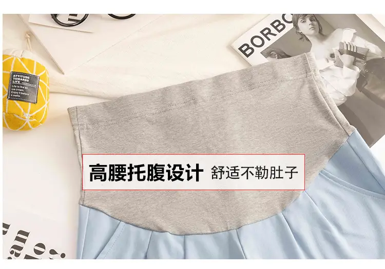 Maternity Pants 2025 Summer Grey Wide Leg Plus Size — feature 20