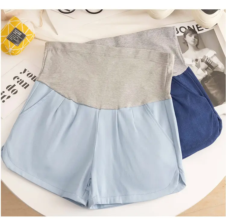 Maternity Pants 2025 Summer Grey Wide Leg Plus Size — feature 24