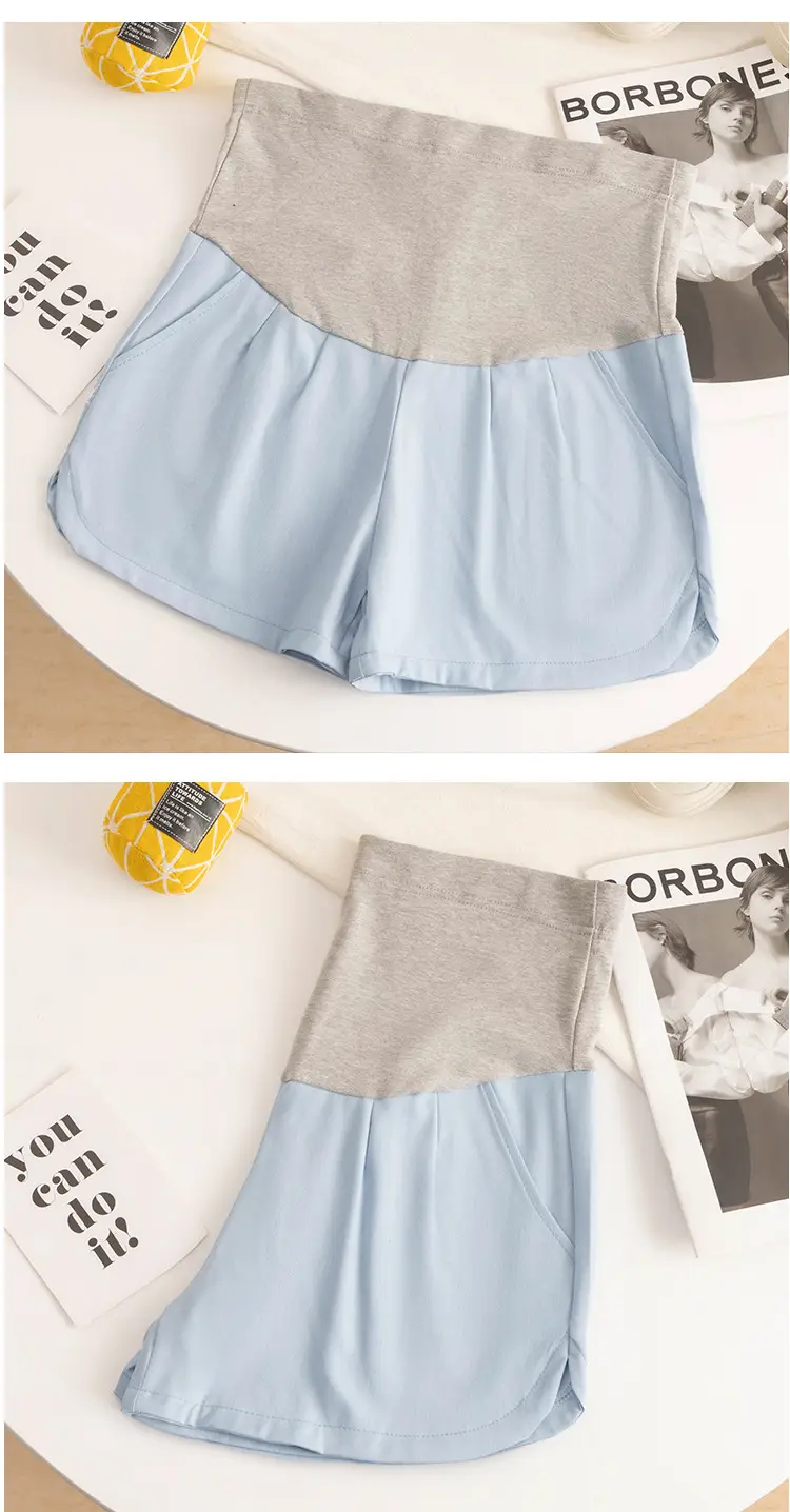 Maternity Pants 2025 Summer Grey Wide Leg Plus Size — feature 26