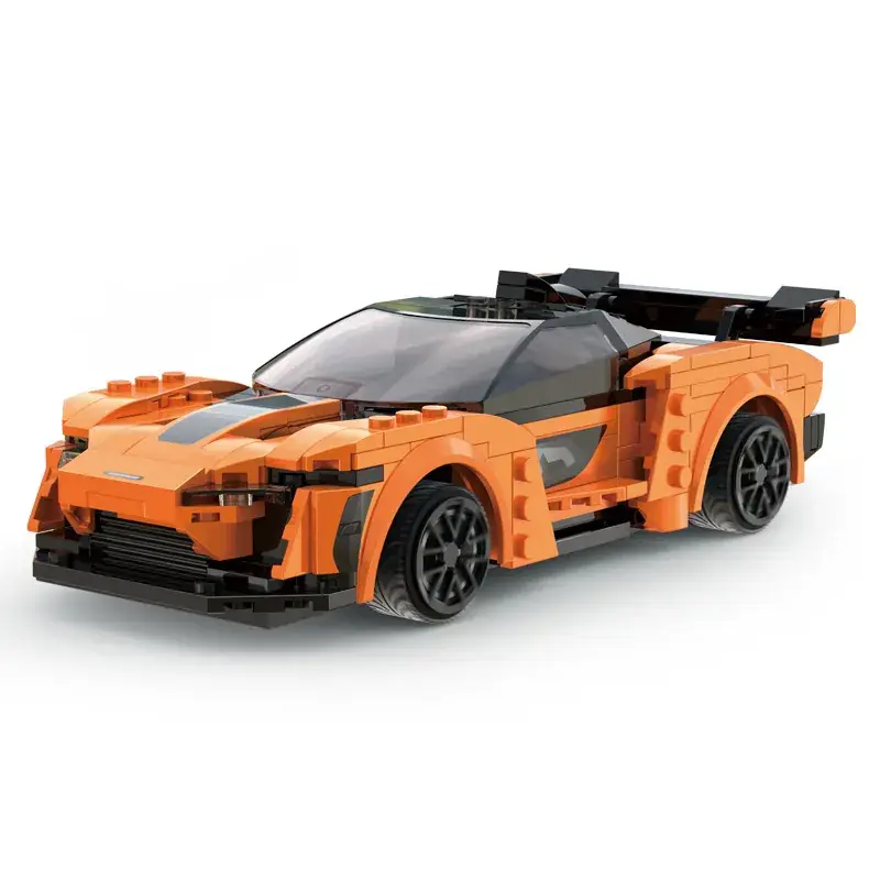 Double Eagle Click Remote Control Off-road Car Building Blocks Orange - Image 6
