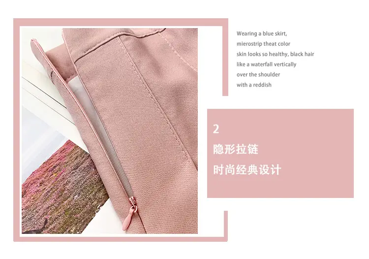 Women Pleated Skirt Summer 2022 High Waist Slimming — feature 5