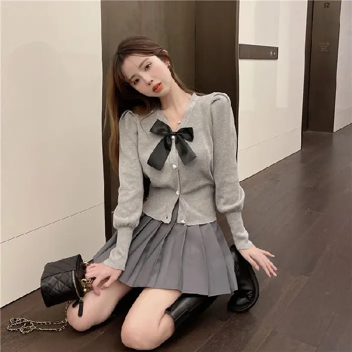 Women Pleated Skirt Summer 2022 High Waist Slimming - Image 3