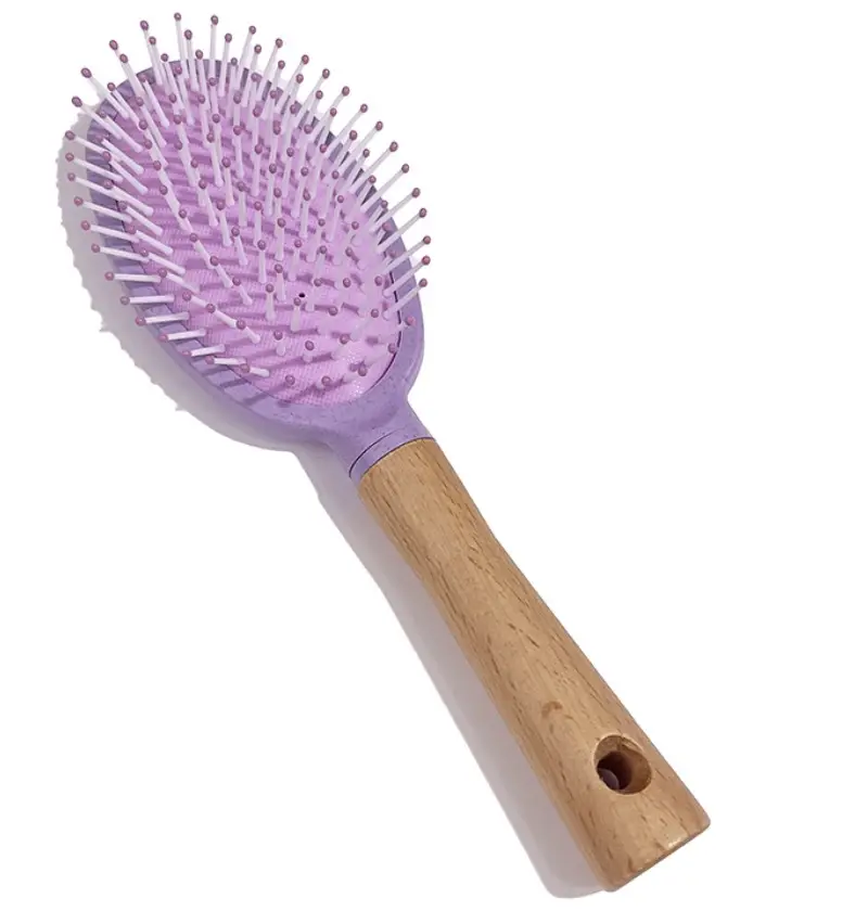 Wooden Handle Air Bag Comb for Hair Grooming - Image 3