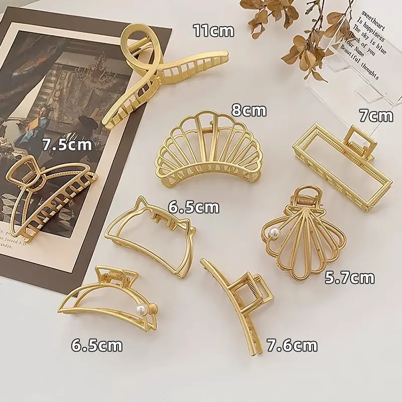 Gold Korean Hairpin Clip for Women High End Bow - Image 24
