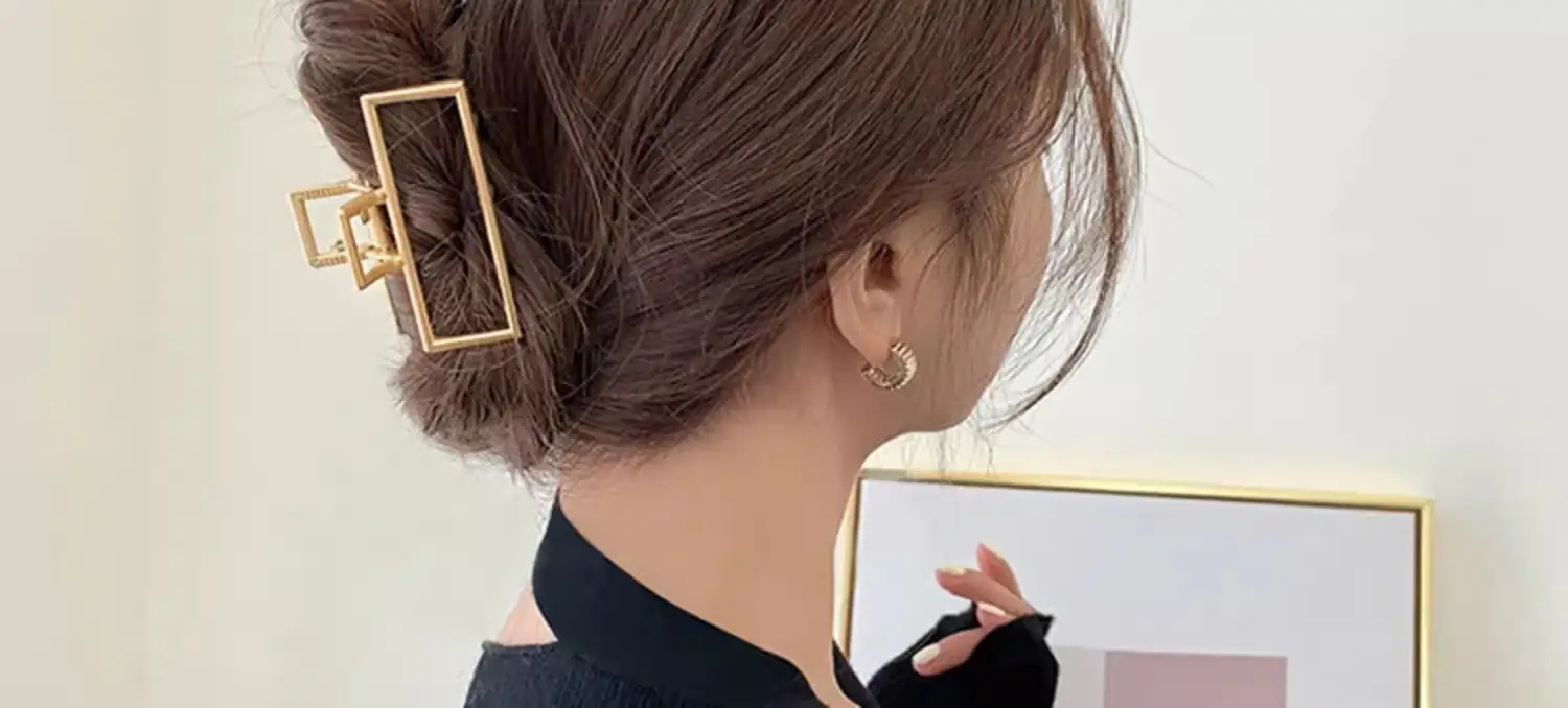 Gold Korean Hairpin Clip for Women High End Bow — feature 5