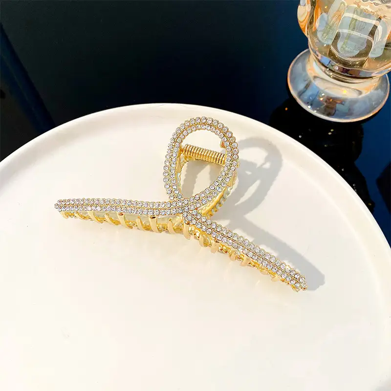 Gold Korean Hairpin Clip for Women High End Bow - Image 11