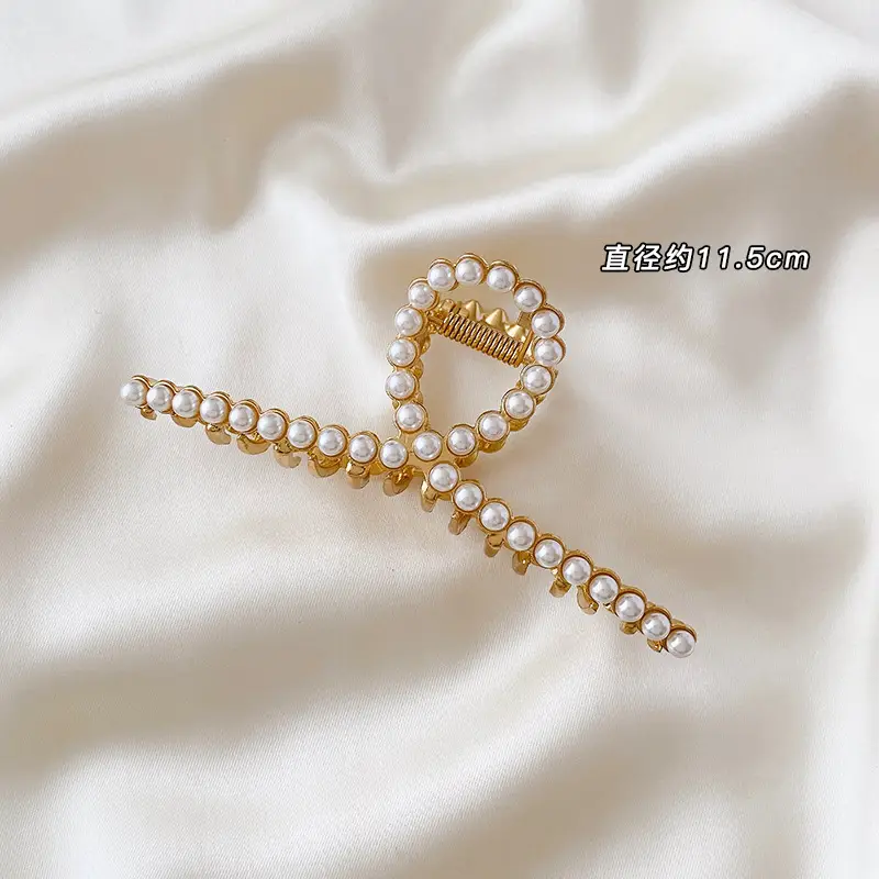 Gold Korean Hairpin Clip for Women High End Bow - Image 13
