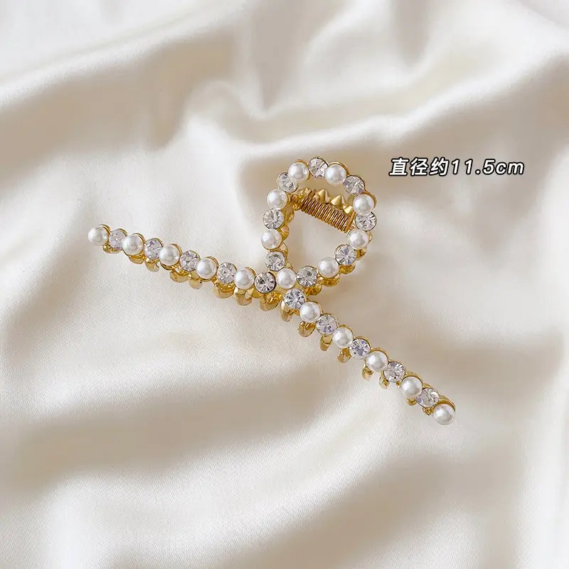 Gold Korean Hairpin Clip for Women High End Bow - Image 15