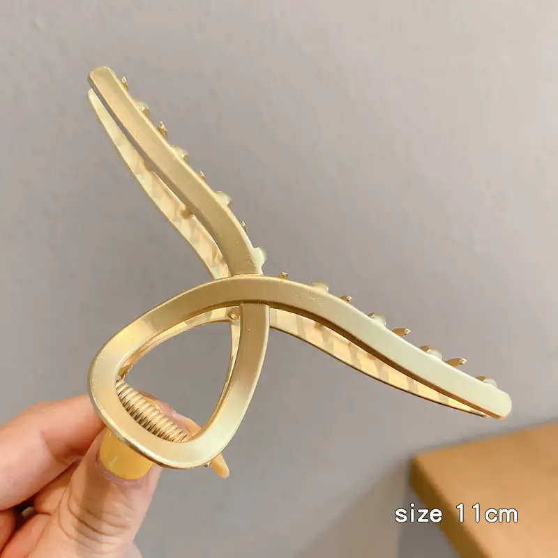 Gold Korean Hairpin Clip for Women High End Bow - Image 2