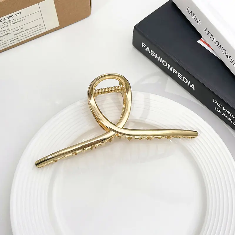 Gold Korean Hairpin Clip for Women High End Bow - Image 23