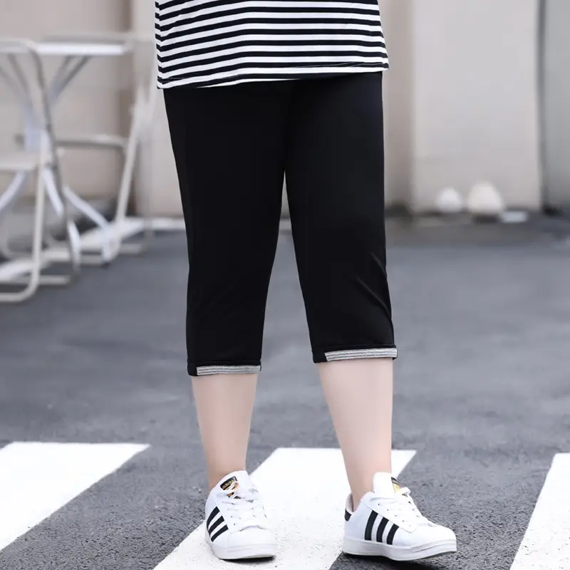 Plus Size Cropped Pants for Women 2025 Fat mm 120kg - Image 4