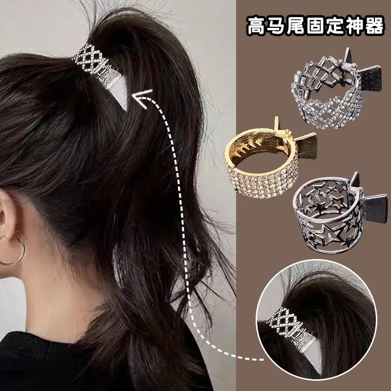 Korea 2022 New Ponytail Hairpin with Pearl Clasp - Image 7