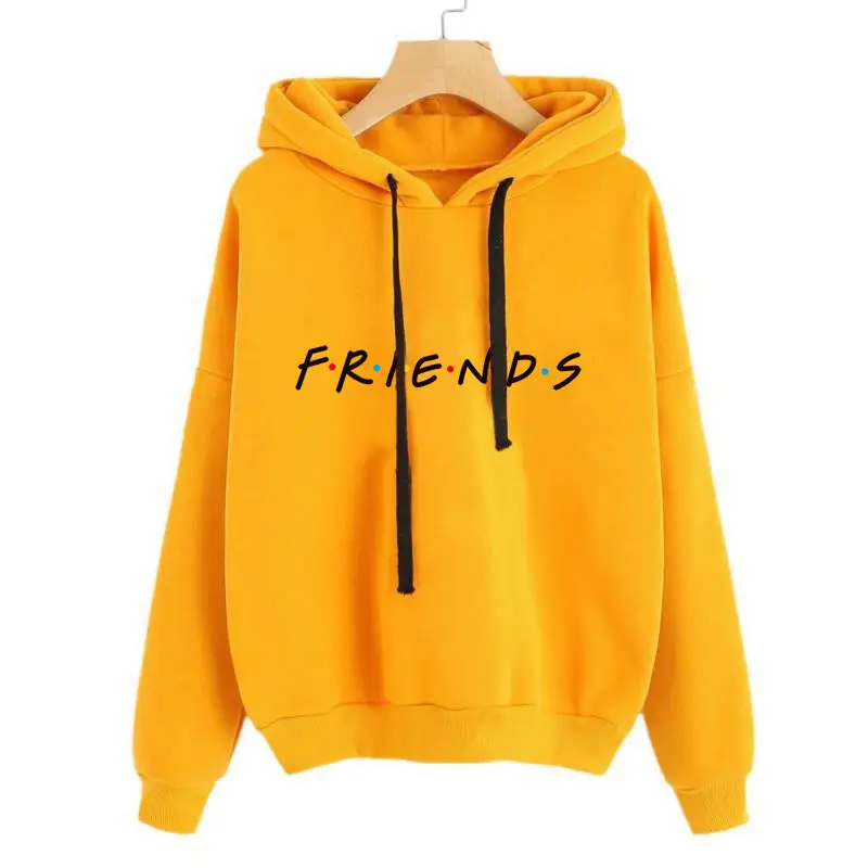 Women's Maroon Friends Hoodie Sweatshirt - Image 2