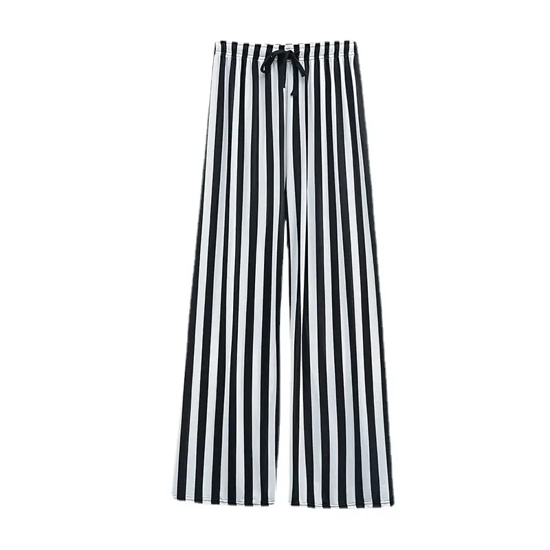Women Ink Painting Dye Wide Leg Pants Summer - Image 20