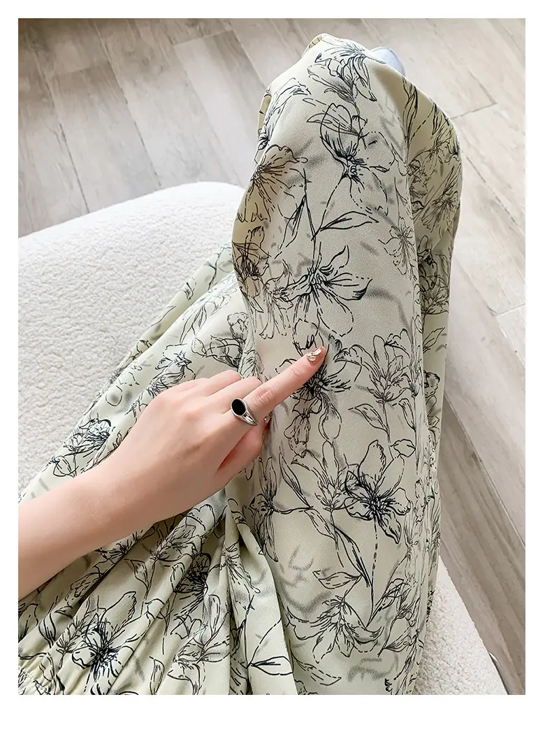 Women Ink Painting Dye Wide Leg Pants Summer — feature 17