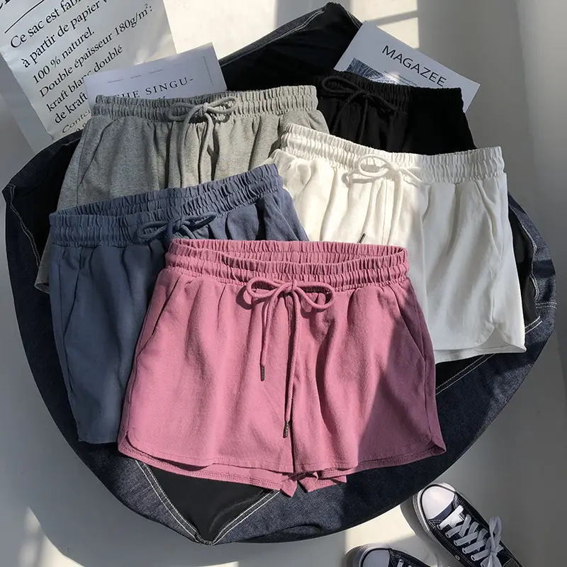 Women Elastic Waist Shorts 2025 Loose Casual Summer — feature 2