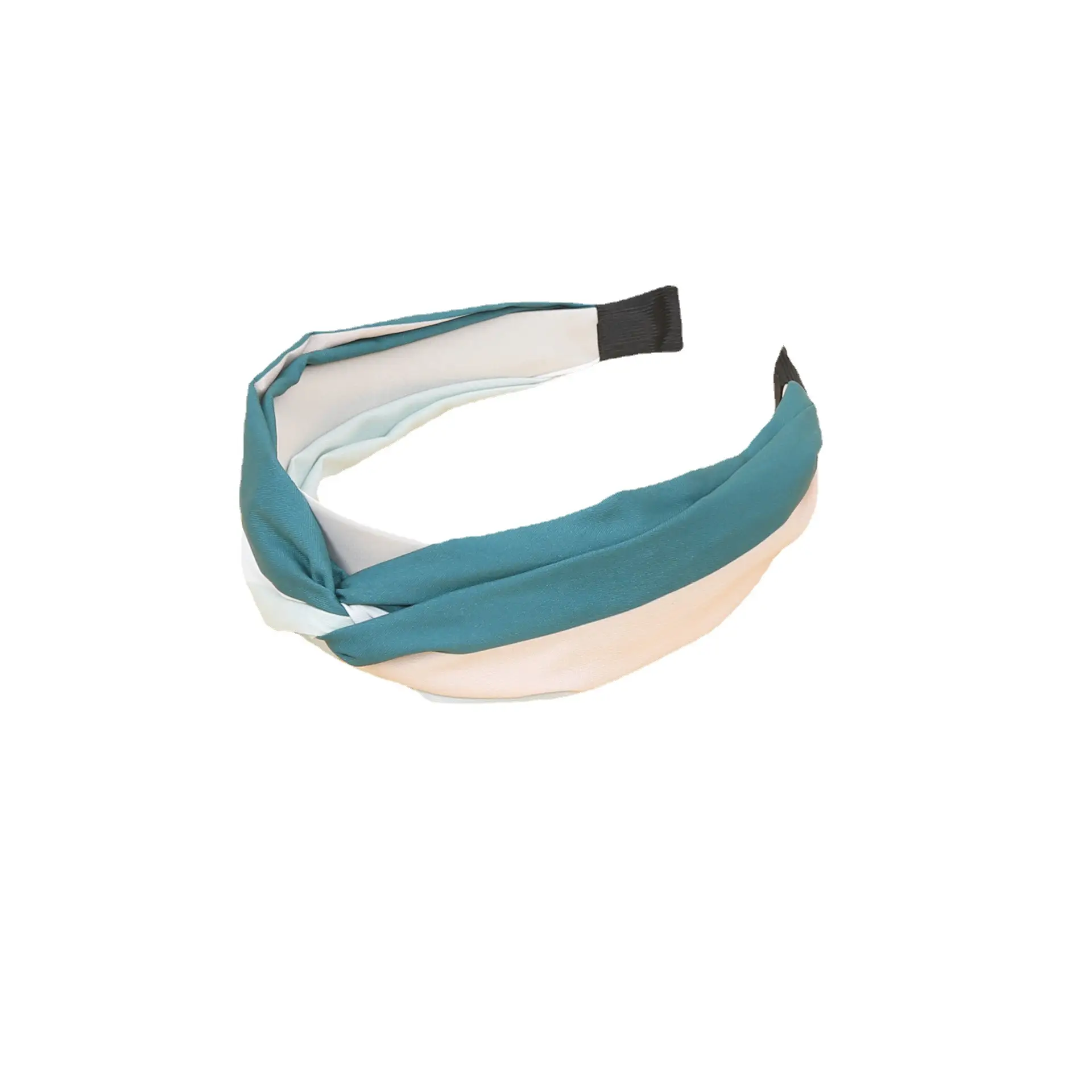 New Cross Hairband with Contrast Fabric Wide Brim - Image 8