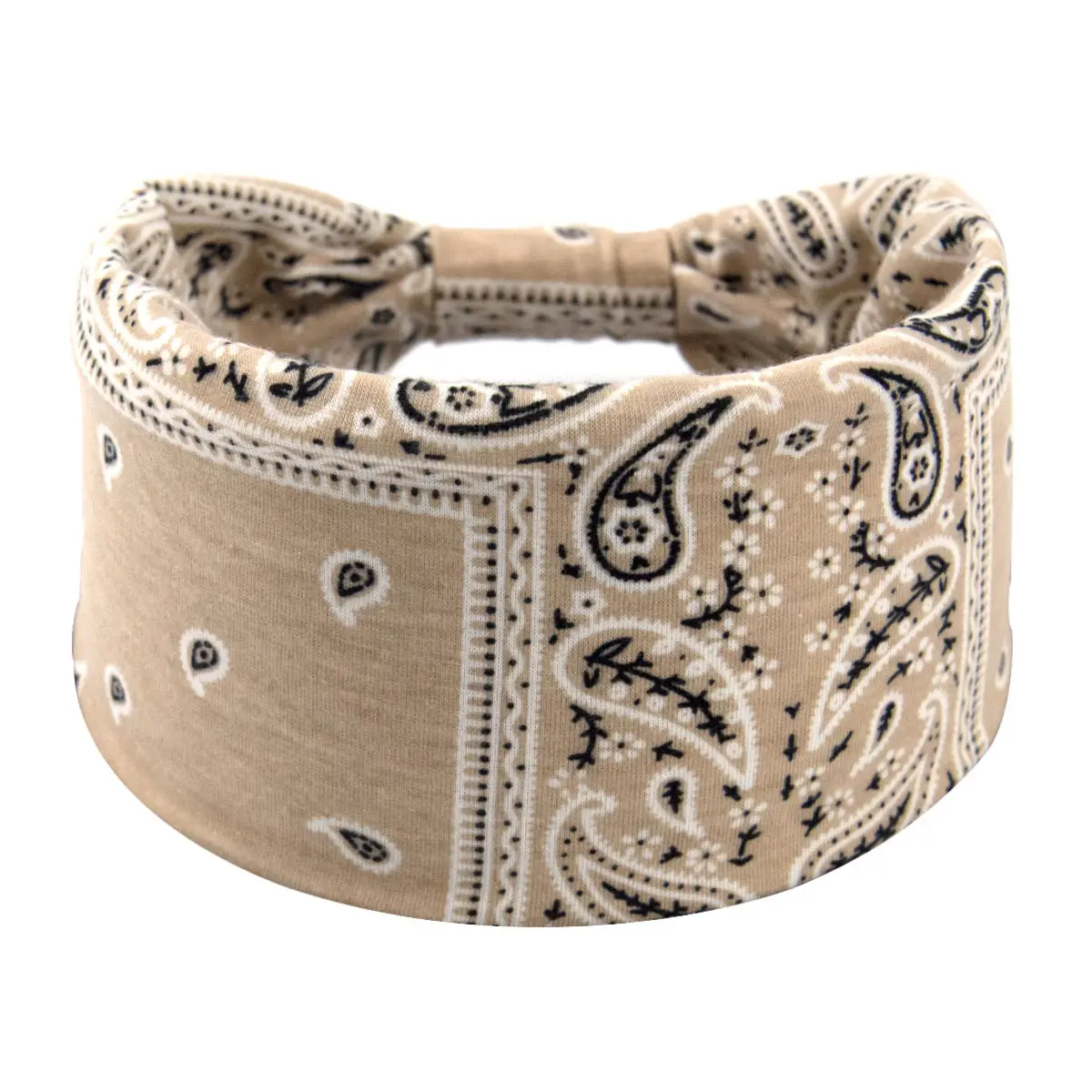 Large waist cashew flower khaki
