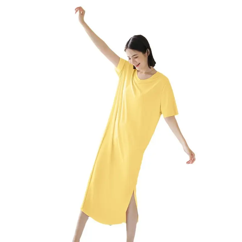 Summer Japanese Dress Ice Silk V-Neck Long Pants - Image 12