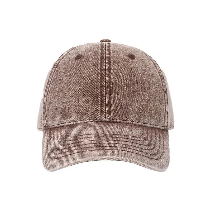 Stone Washed Baseball Cap for Men Women Custom Mill - Image 12