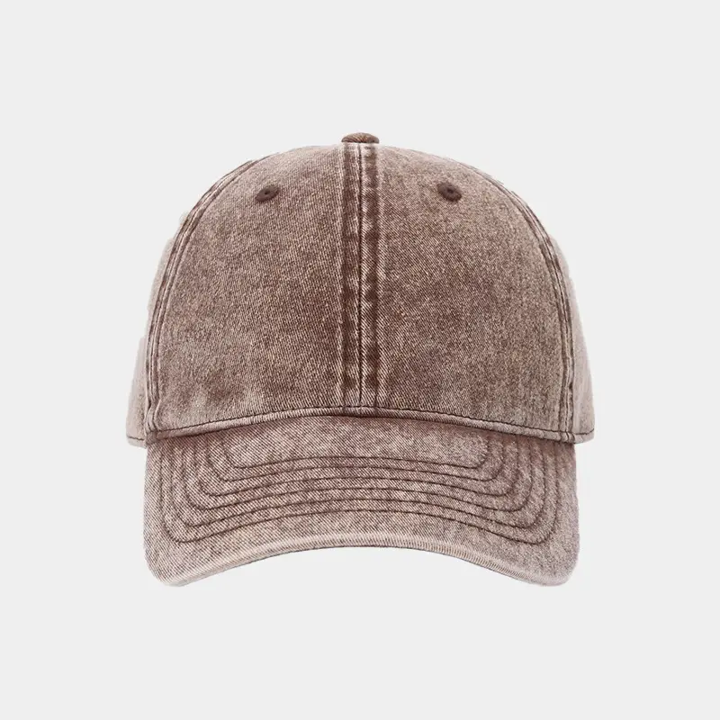 Stone Washed Baseball Cap for Men Women Custom Mill — feature 4