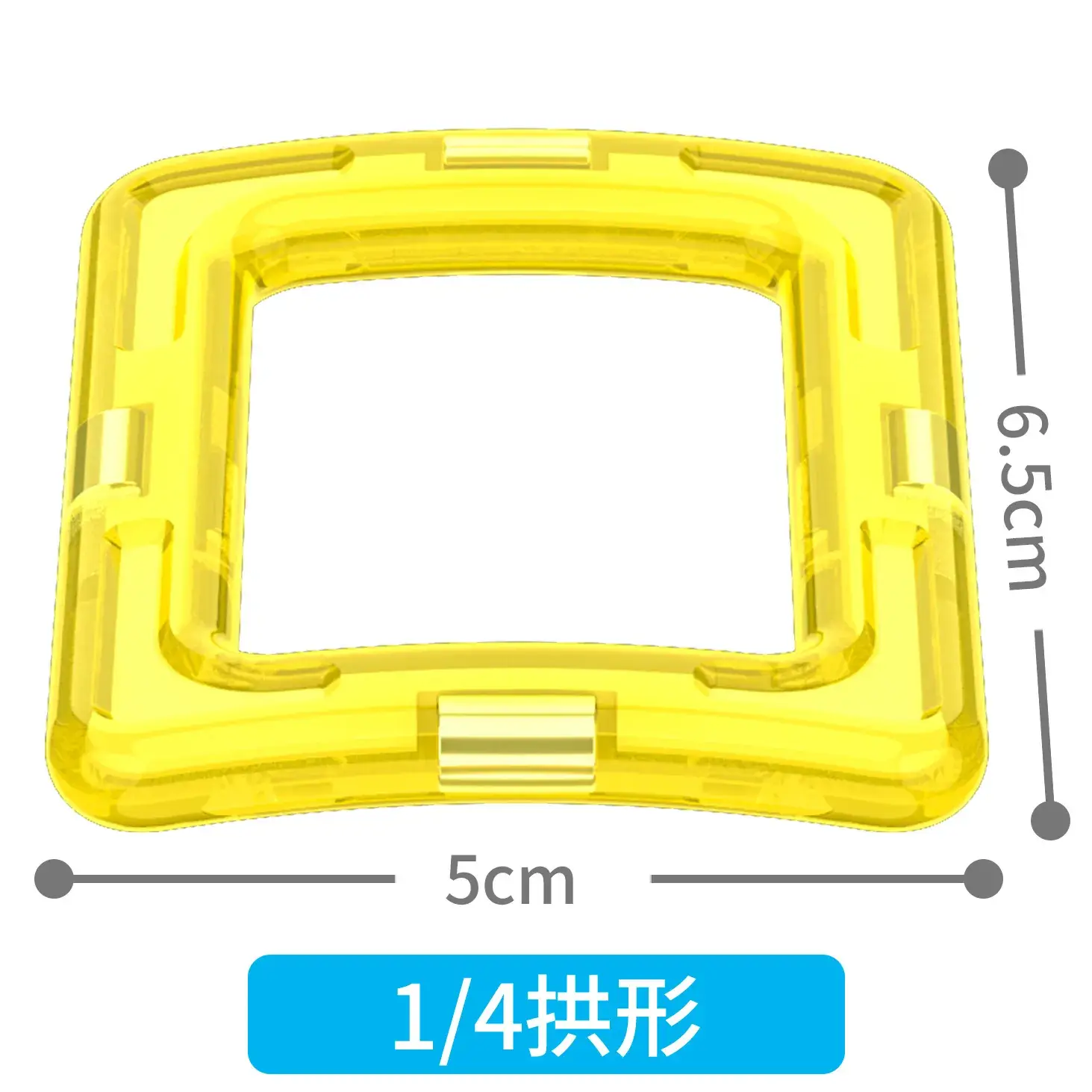Pure Magnetic Building Blocks for Kids Blue Triangle - Image 14