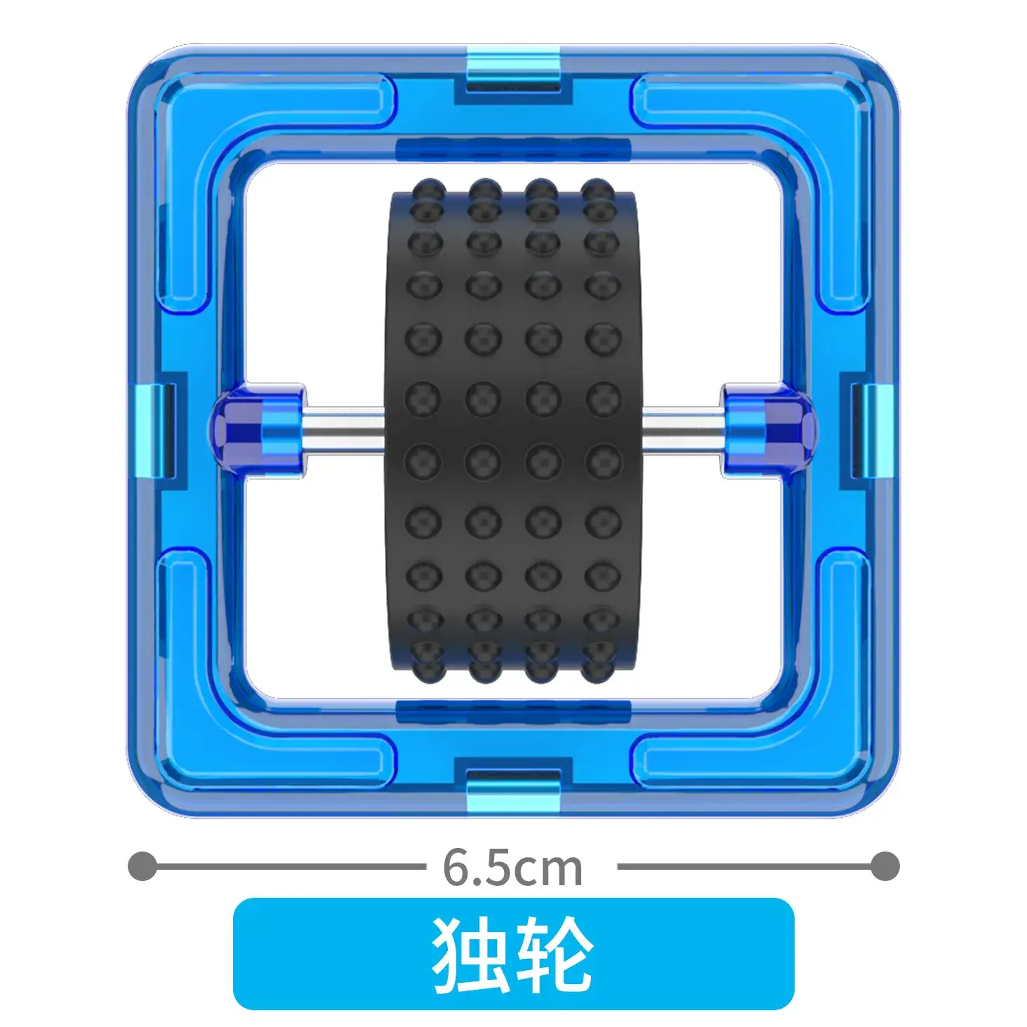 Pure Magnetic Building Blocks for Kids Blue Triangle - Image 35