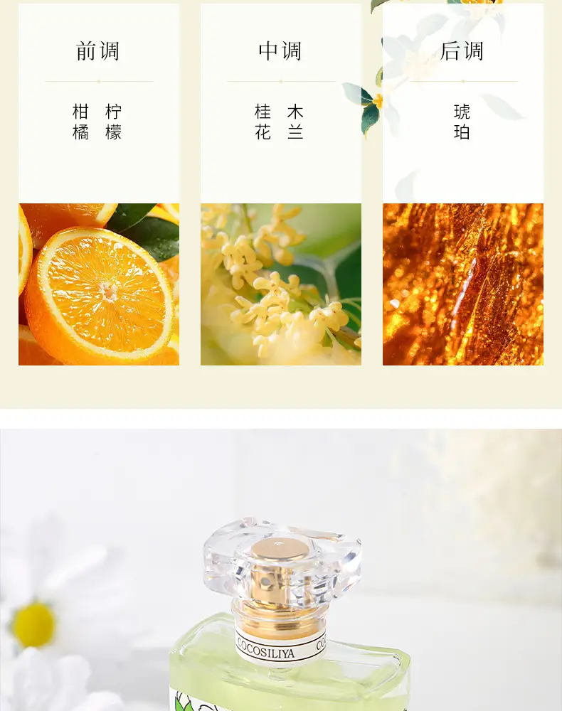 Jasmine Flower Women's Perfume Wholesale Fresh Light Fragrance Jasmine Lavender Long-Lasting Fragrance Floral Scent Osmanthus Perfume — feature 6