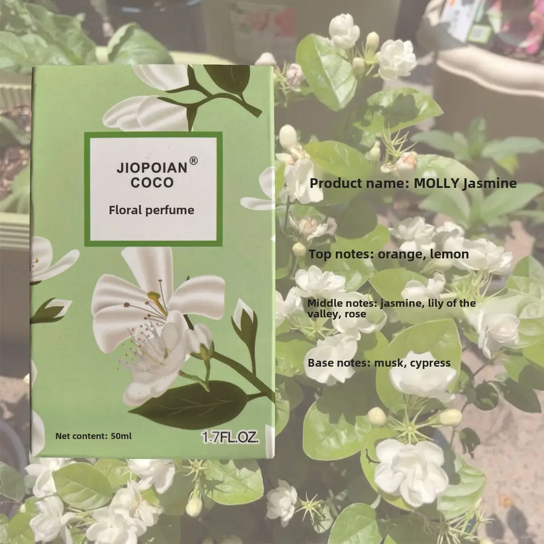 Jasmine Flower Women's Perfume Wholesale Fresh Light Fragrance Jasmine Lavender Long-Lasting Fragrance Floral Scent Osmanthus Perfume