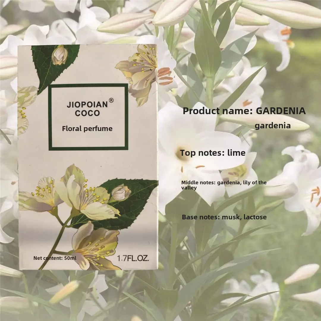Jasmine Flower Women's Perfume Wholesale Fresh Light Fragrance Jasmine Lavender Long-Lasting Fragrance Floral Scent Osmanthus Perfume