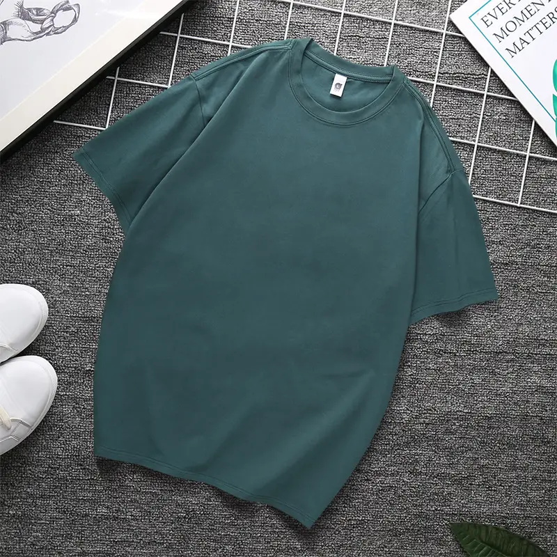 240g Heavy Cotton T-Shirt Black White Multi Color - Image 10