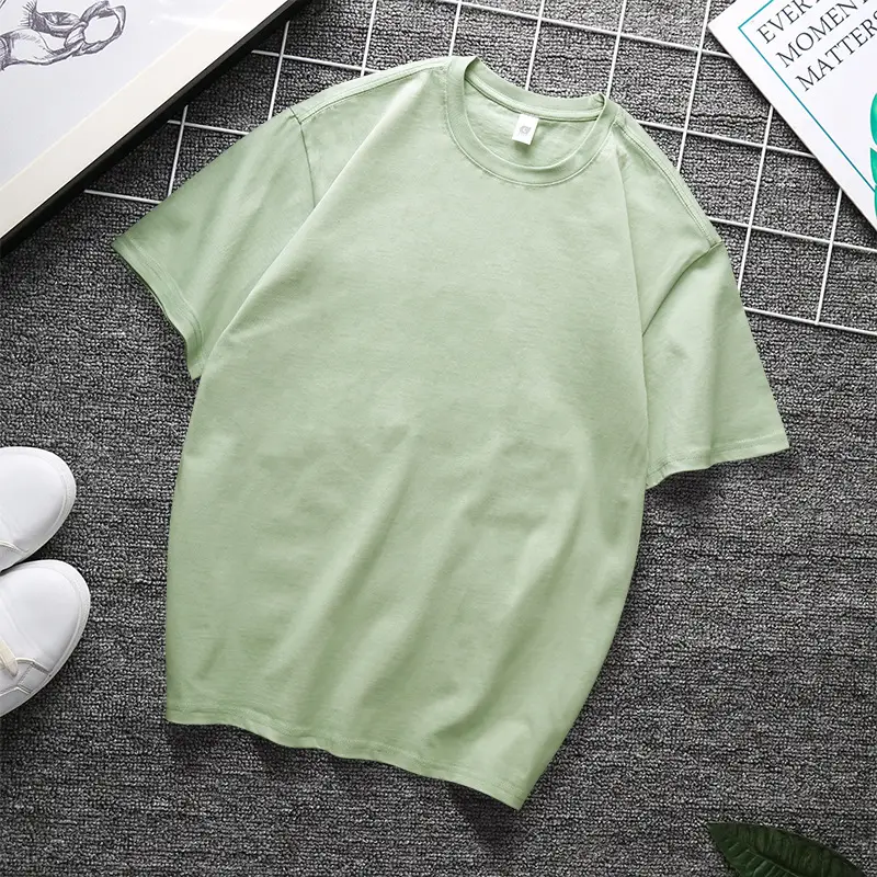 240g Heavy Cotton T-Shirt Black White Multi Color - Image 11