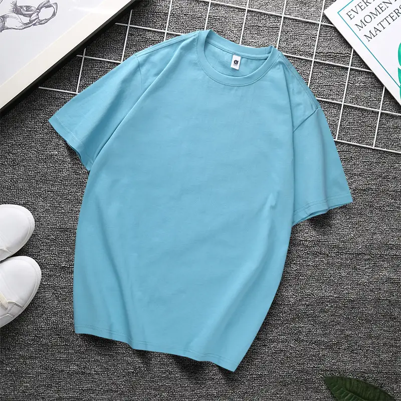 240g Heavy Cotton T-Shirt Black White Multi Color - Image 15