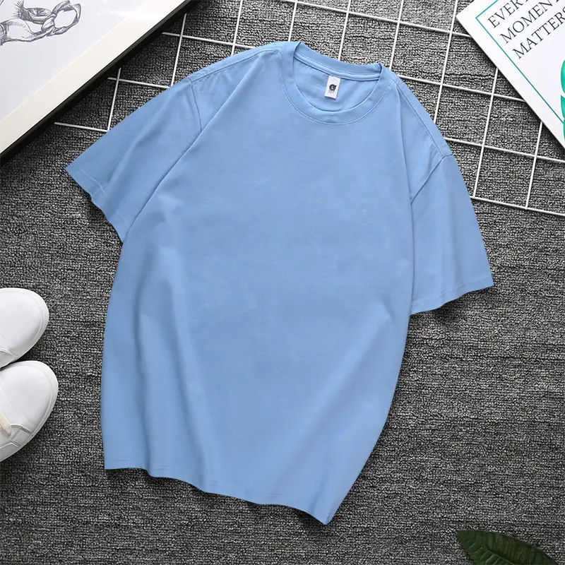 240g Heavy Cotton T-Shirt Black White Multi Color - Image 18
