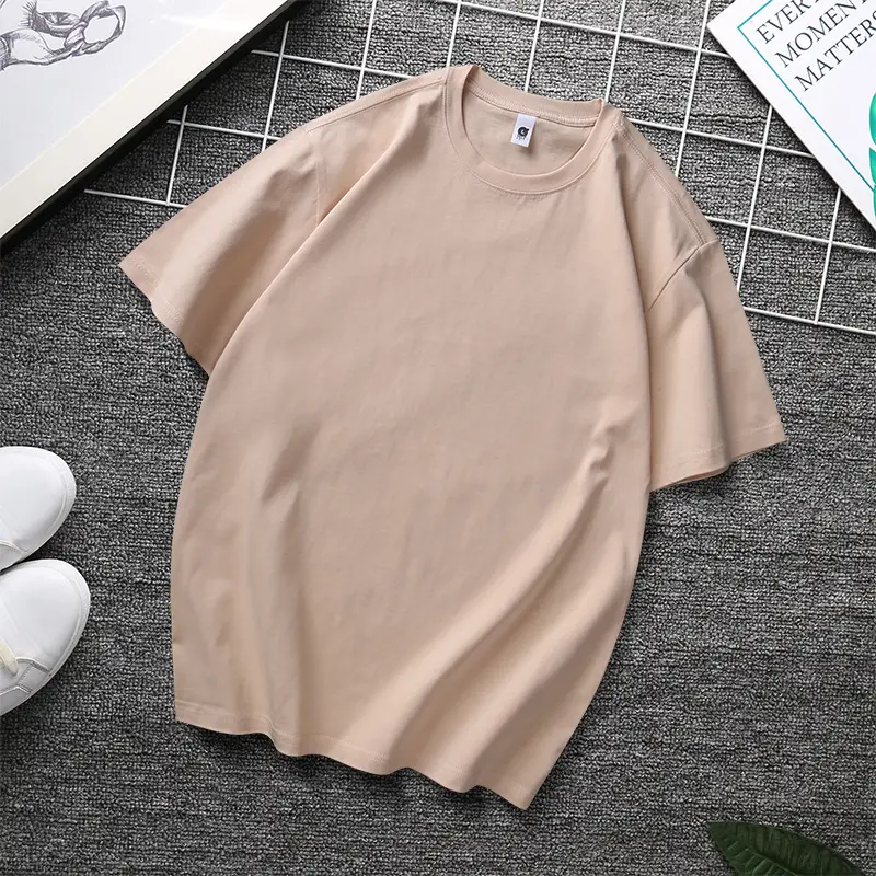 240g Heavy Cotton T-Shirt Black White Multi Color - Image 23