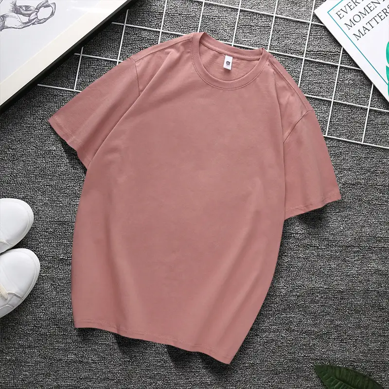240g Heavy Cotton T-Shirt Black White Multi Color - Image 29