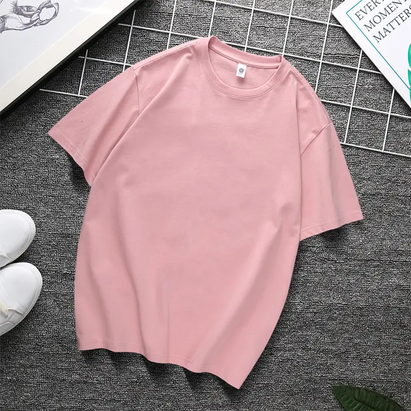 240g Heavy Cotton T-Shirt Black White Multi Color - Image 6