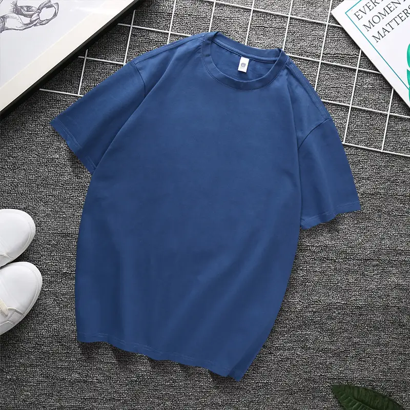 240g Heavy Cotton T-Shirt Black White Multi Color - Image 7