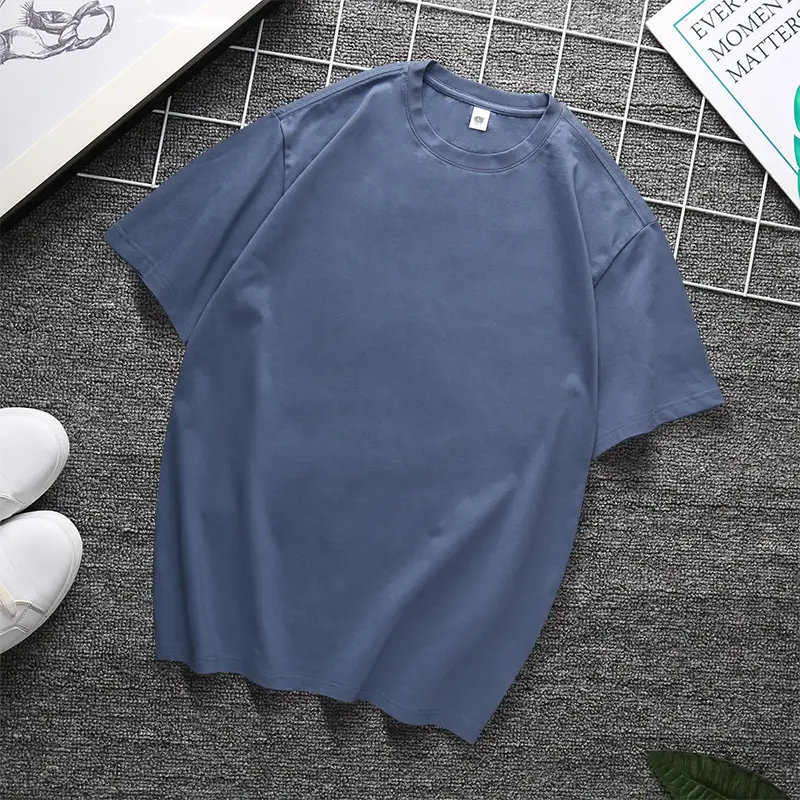 240g Heavy Cotton T-Shirt Black White Multi Color - Image 8