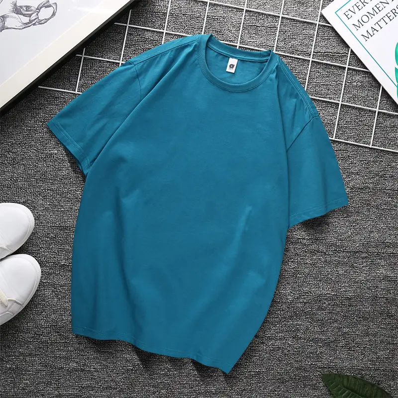 240g Heavy Cotton T-Shirt Black White Multi Color - Image 9