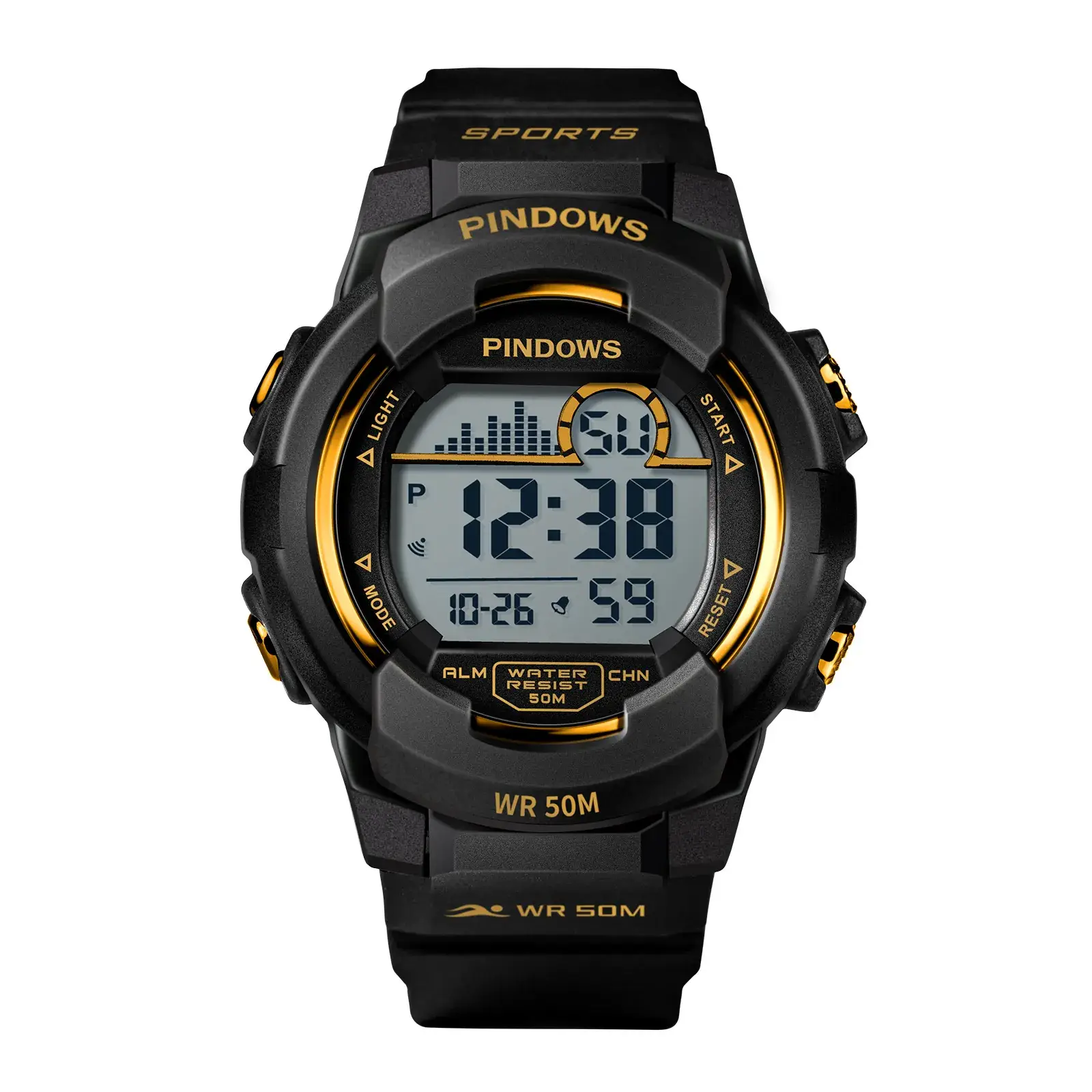 Green Waterproof Digital Watch for Men Women - Image 2