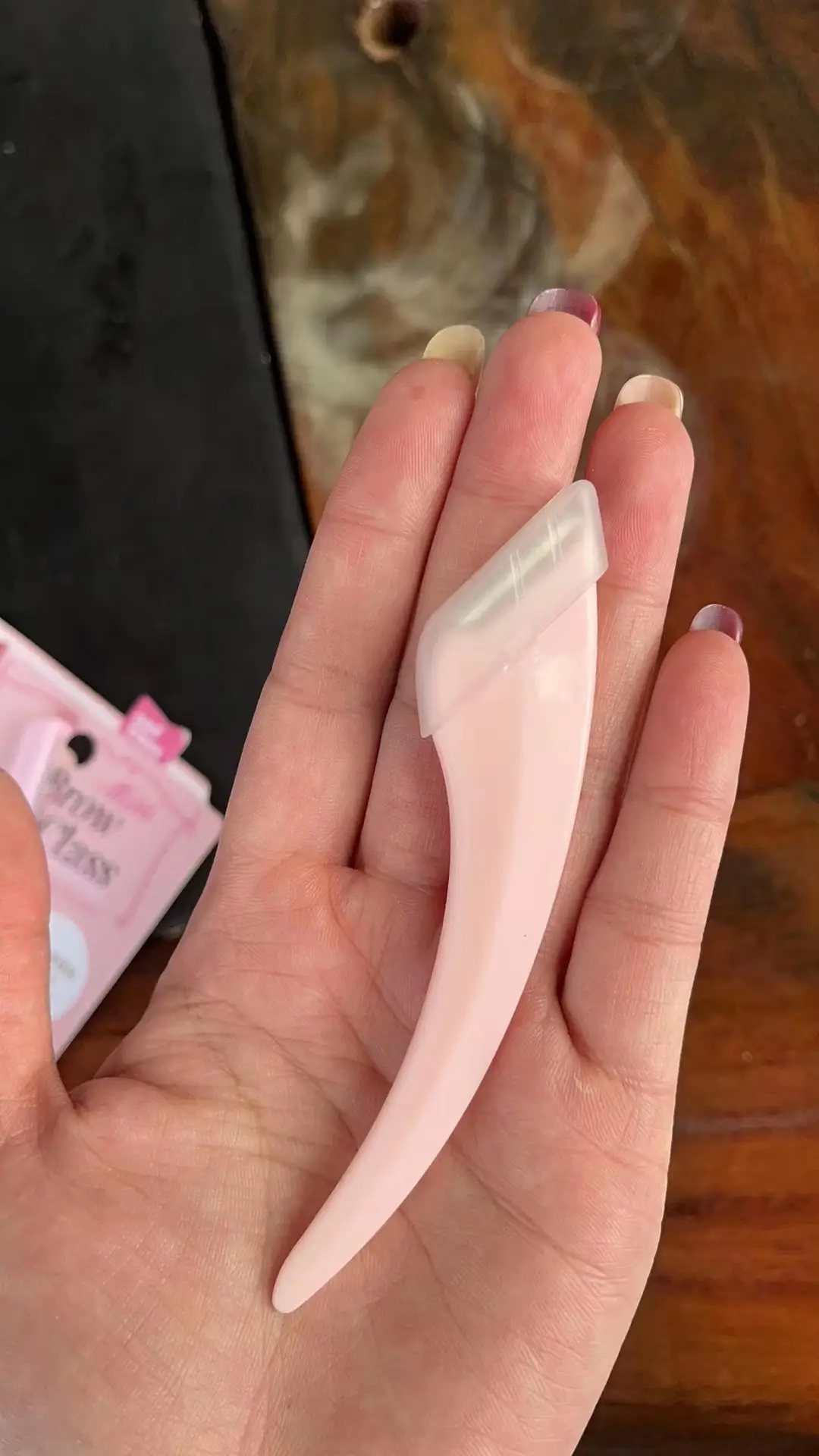 New upgrade-eyebrow trimmer [pink-square head]