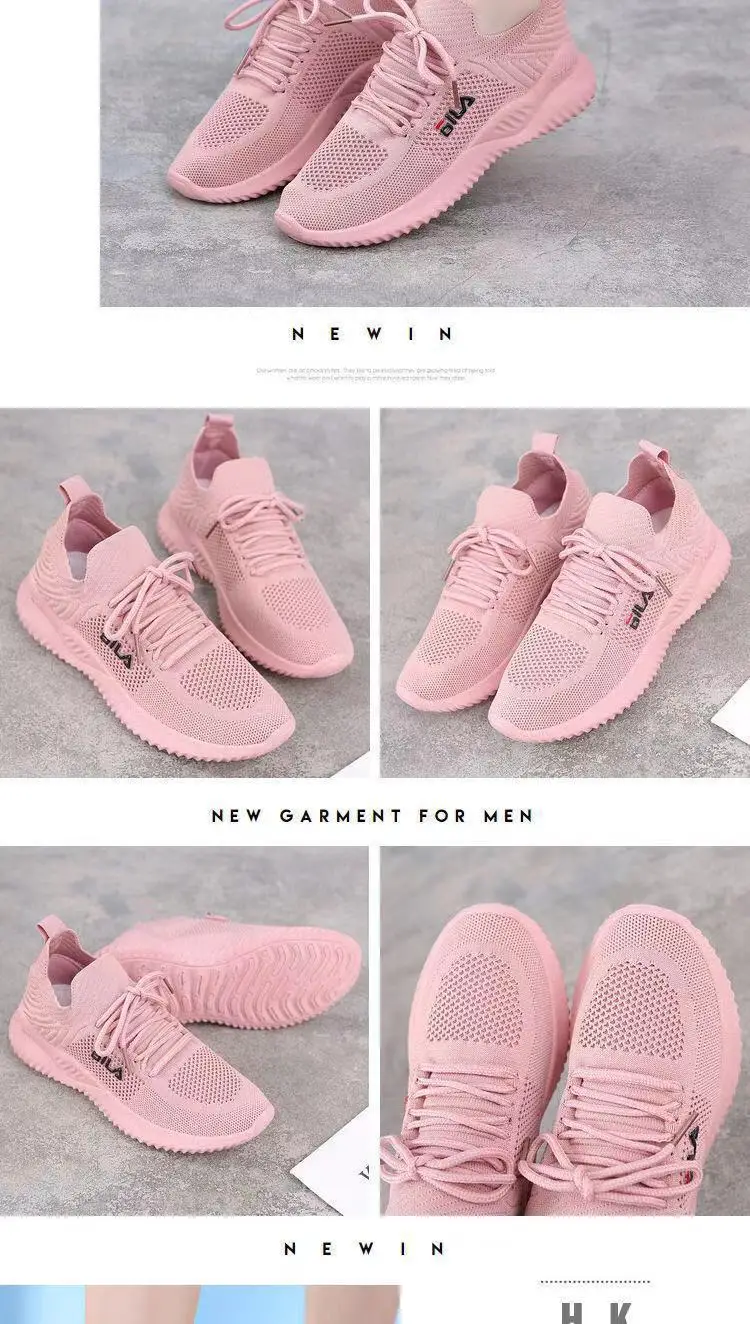 Sports Shoes 2026 Summer New Style Fly-Woven Mesh Comfortable Breathable Casual Shoes Lazy Slip-On Outdoor Running Shoes — feature 21