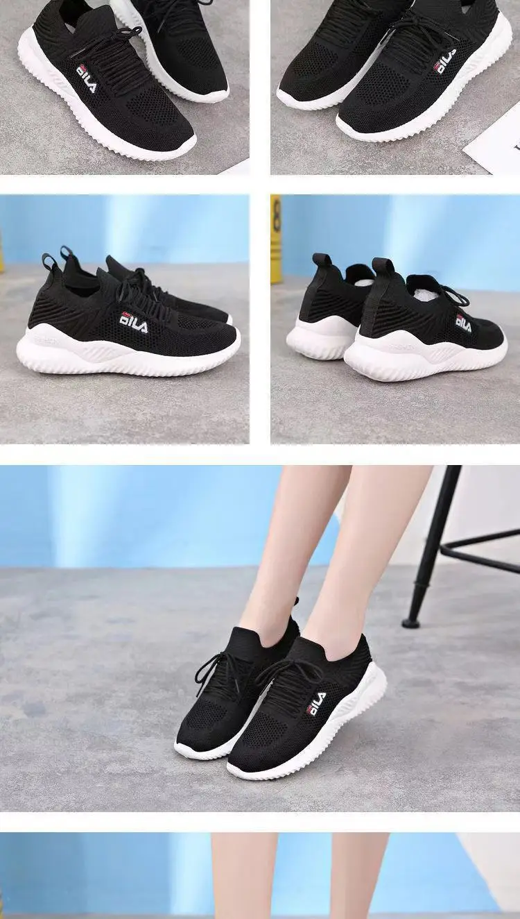 Sports Shoes 2026 Summer New Style Fly-Woven Mesh Comfortable Breathable Casual Shoes Lazy Slip-On Outdoor Running Shoes — feature 27