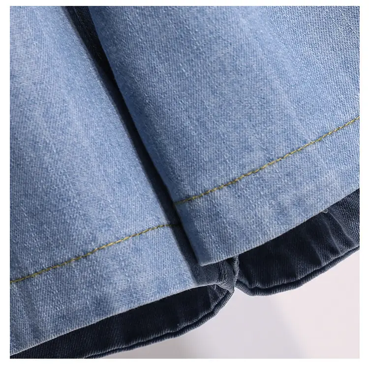 Denim Shorts Wide Leg Hot Pants Fat Plus Size — feature 17